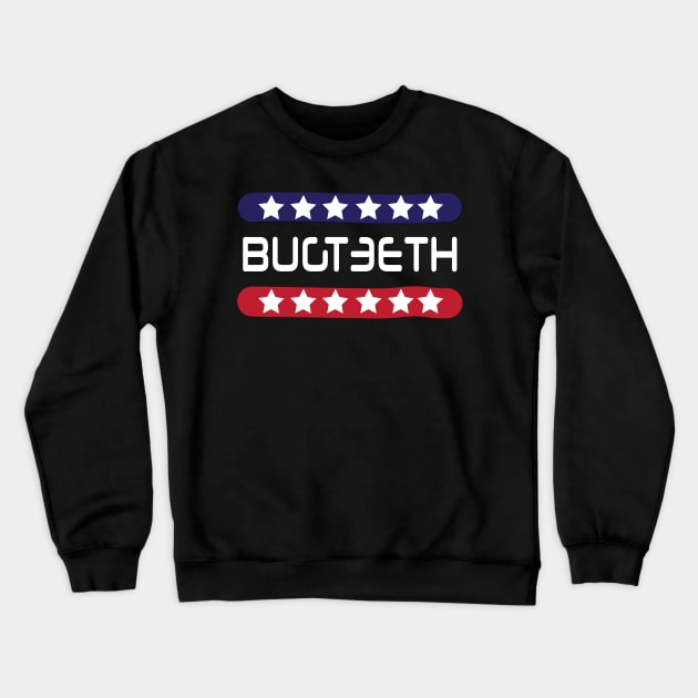 Bugteeth Red White and Blue Crewneck Sweatshirt by Bugteeth
